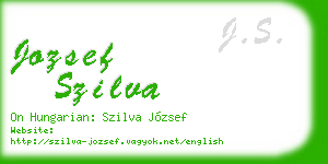 jozsef szilva business card